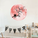 30Cm Wall Stickers Pink Couple Colorful Luminous Lunar Moon Earth Wall Stic