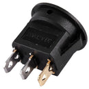 12V LED Inverter Rocking Rocker Switch ROUND SPST ON-OFF for BOAT Car blue