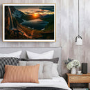 Color Landscape Painting Kit Present DIY Full Round Drill Diamond Picture