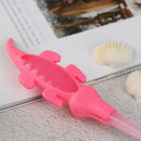 4pcs Kids Cartoon Crocodile Toothbrush Children Soft Bristle Tooth Mouth  OZ
