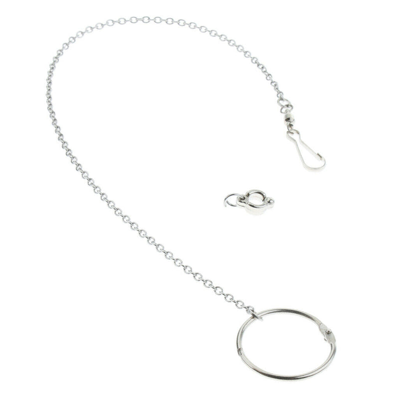 3x Parrot Stainless Steel Eight Rings Anklet Animal Bird Cockatiel