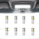 14pcs Set Car Interior Lights White LED Bulbs Map Dome License Plate Accessories