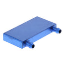 Aluminum Water Cooling Block 40x80mm Liquid Water Cooler CPU Radiator 2P