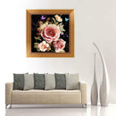 5D DIY Pink Rose Embroidery Diamond Painting Cross Stitch Kit Home Decor