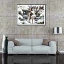 5D DIY Full Drill Diamond Painting Wolf Embroidery Mosaic Craft Kit Decor