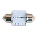 Car 12 SMD LED 3528 31mm Interior Dome Festoon Bulb Light Lamp White DC 12V