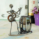 Creative Classical Guitar Metal Pen Pencil Holder Pot Office Tidy Container