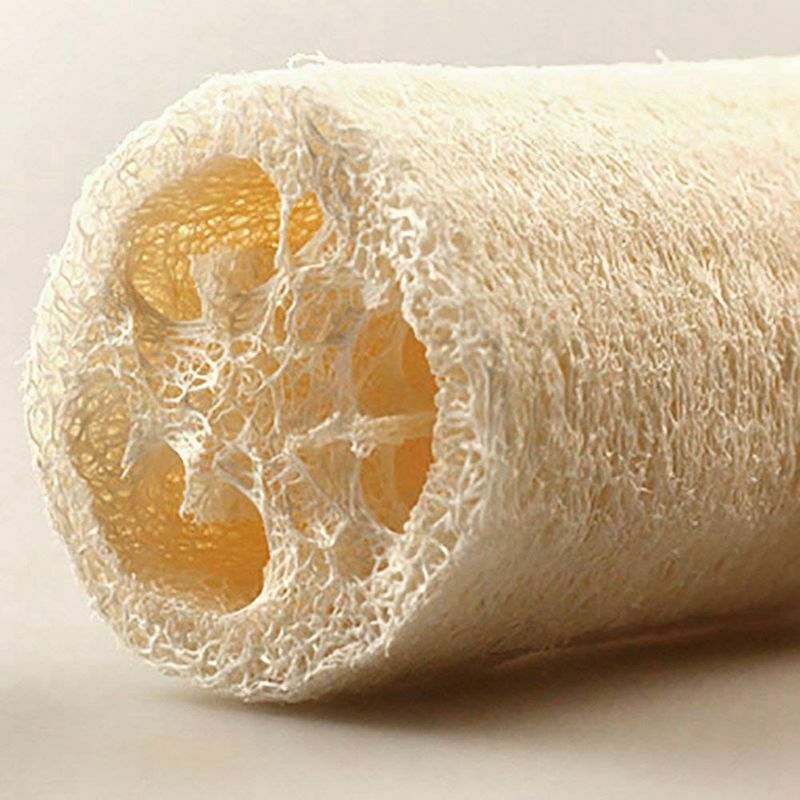 5pcs Portable Loofah Natural Body Bath Shower Sponge Scrubber F7L4