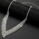 New Trends Geometric Shape Big Pendant Statement Necklace Jewelry Set Ms. C