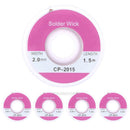 5PCS 5ft 2.0mm Desoldering Braid Solder Remover Sucker Flux Wick Cable Wire Lead