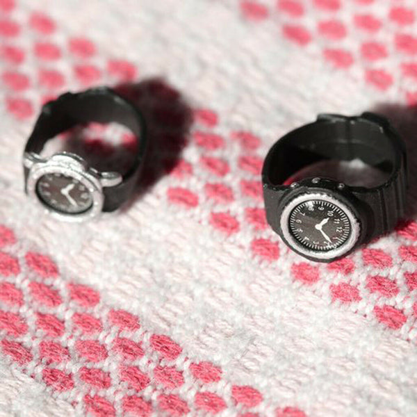 1/6 Black Plastic Watch for 12inch  Action Figures DIY Accessory # B