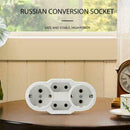 Portable Power Socket Plug 1 to 4 Ports, EU Plug Conversion, Outdoor Power R3Y7