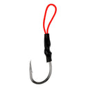 Lot of 5 Assist Hooks 2/0 Carbon Steel Jigging Fishing Hook with PE Line