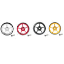 3pcs Alloy Bike Easy Wheels Bicycle Easywheel for Brompton Wheel Parts Black