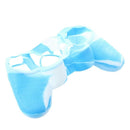 Controller cover protective case for replacement silicon blue-white cover f