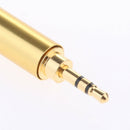 2 Pack 2.5mm Stereo TRRS 3 Pole Male Conductor Connector Replacement for