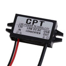 DC8V-22V to 5V 3A Converter 1USB 15W Car Led Display Power Supply Module