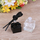 1PC car empty black perfume glass bottle pendant auto interior home ornamenME