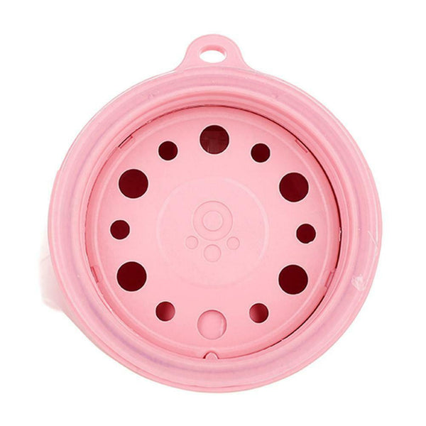 Plastic Harry Water Bowl Self Folding Pet Water Cup Travel Dog Kettle Pink #gib