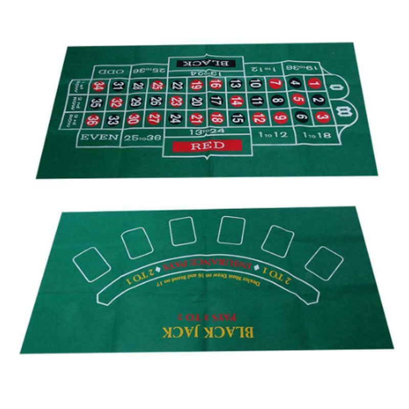Casino Playing Gaming Table Felt Tablecloth Board Game Craps Cover Mat