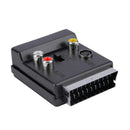 Scart RGB Male To Female Video 3 RCA Audio AV TV Connector Adapter Converter .