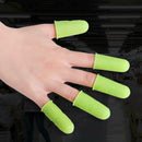 2PCS Silicone Finger Protector Sleeve Insulation Anti-skid Cover Hand Pr RQW
