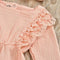 2pcs Clothes Set Baby Kids Girls Solid Color Rompers+Headband (Pink 12-18M) A