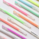 12pcsColorful Ink Gel Pens 0.6mm Marker Creative School Simple Office Writi H6U7