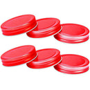 24 Packs Mason Jar Lids Regular Mouth Leak Proof Secure Mason Storage Solid E9L4
