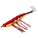 Plastic 25g Wood Shrimp Squid Hook Fishing Lure Hard Baits for Outdoor Tool