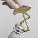 Flamingo Shape Opener Home Club Bar Wine Beer Soda Cap Bottle Opener ToolJR