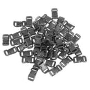 50pcs 10mm Side Release Buckles Webbing for Paracord Bracelet Backback