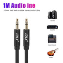 1m 1/8 inch 3.5mm Male to Male Stereo Audio Cable for Guitar Mixer Amplifier
