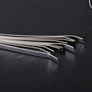 10Pcs 6mm Silvery Blank Headbands Metal Hair Band Lots DIY Accessories