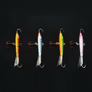 4pcs/Set Minnow Ice Fishing Lure 18g 8cm Hard Artificial Bait Jigging Lure  C5X8