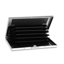 Mens Stainless Steel Pocket Credit ID Card Mini Wallet Holder Pocket Case Box OZ