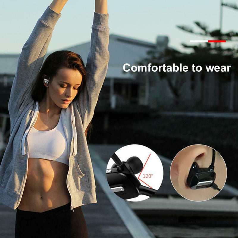 Wireless Bluetooth Earphone Neckband Earbuds Game Headset with Mic for PUBG