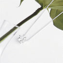 Women Jewelry Charm Crystal Zircon Pendant Chain Statement  Choker Necklac TE