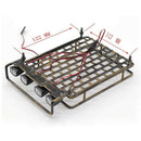 RC 1:10 Roof Luggage Rack LED Light Bar Wrangler for Tamiya CC01 SCX10 Axia
