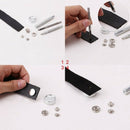 30pcs 15mm metal push button + fix tool for leather handbags S9V8