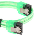 7Pin SATA 3.0 Data Drive Cable with Locking Latch 255mm Straight Hard Drive Cord
