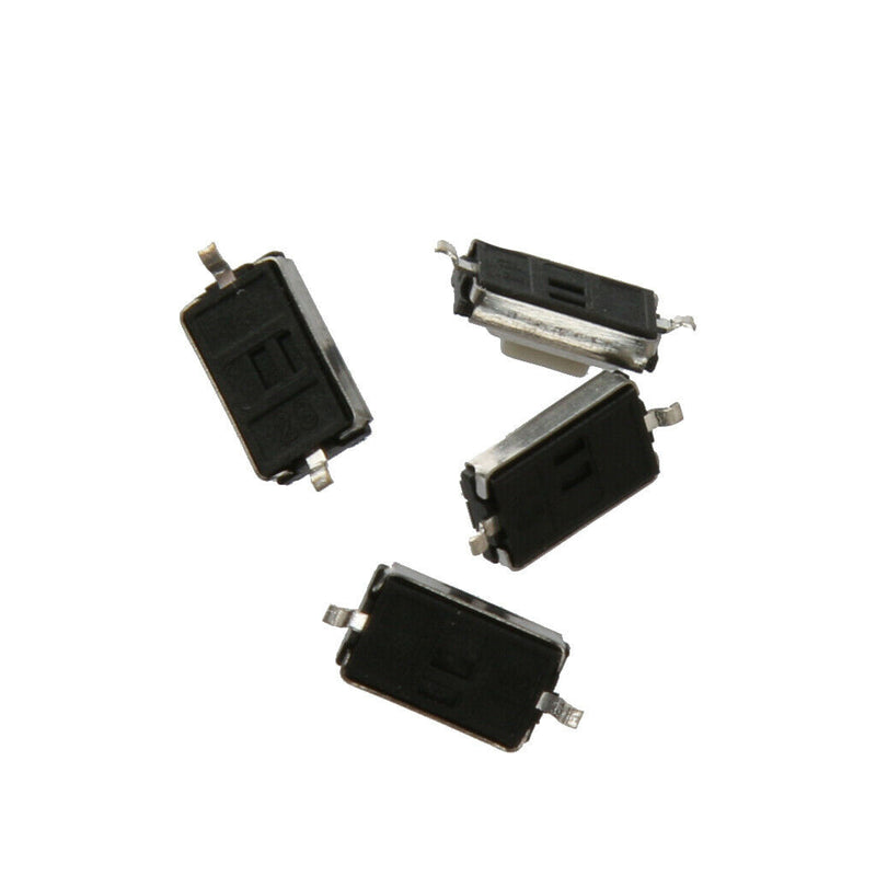 100Pieces Momentary Push Button Switch Surface Mounted SMD 2-pin