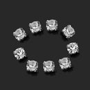 4mm 200pcs Charm Sparkle Clear Crystal Rhinestones Sew on Craft Dress Making Hot