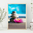 5D DIY Full Drill Diamond Painting Flower Cross Stitch Kits (Stone-k575)