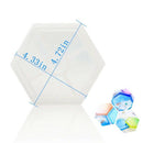 Diy Hexagon Mold 2 Pack Diy Silicone Coaster Molds, Hexagon Coaster Silicon