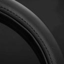35710P Black Steering Wheel Cover with Woodgrain Design and Chrome Trim T3U5