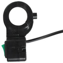 Universal Moto Quad 22MM 12V Light Switch Handle Switch ON / OFF Button Gre
