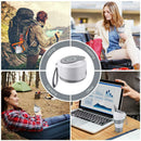 350ml Collapsible Silicone Travel Coffee Tea Mug Outdoor Camping Folding Cup NEW