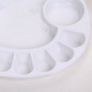 1pc 17 Grid fish shape Watercolor Plastic Painting Tray Paint Mixing Palette 3C