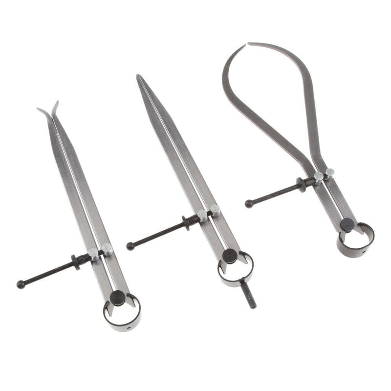 6'' 150mm Set of 3, Inside, Outside and Divider Spring Caliper Sets